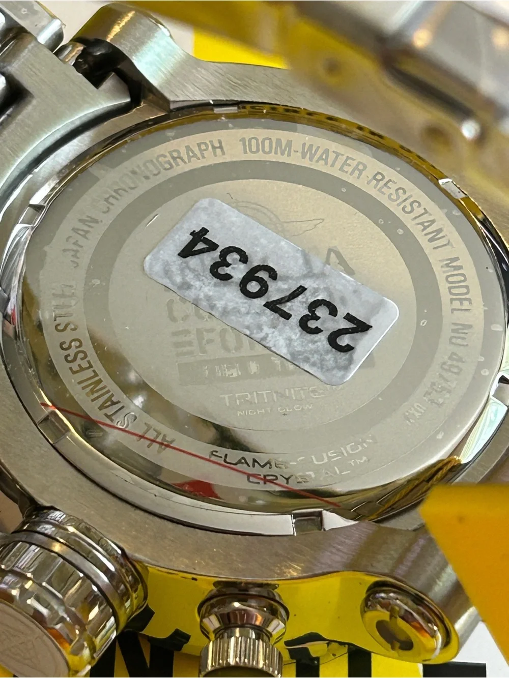 Invicta Coalition Forces MOP Silver Stainless Steel Chronograph